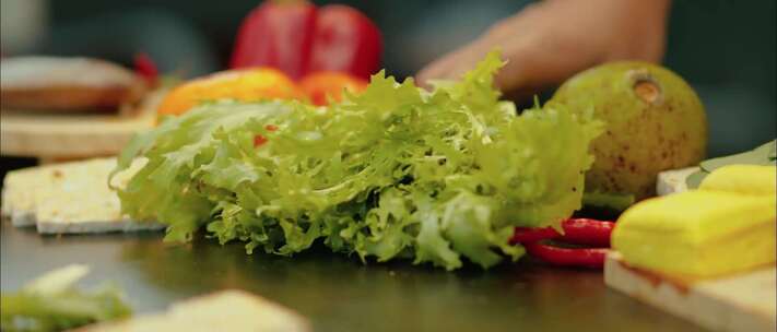 新鲜有机绿色果蔬农产品宣传视频素材