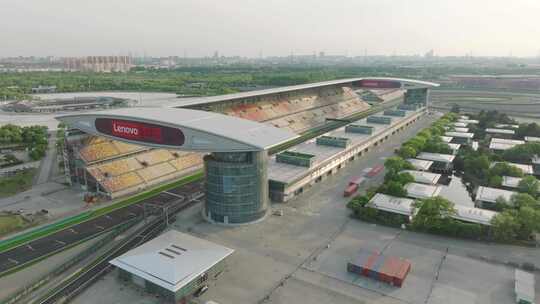上海国际赛车场航拍2024
