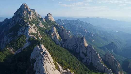 【4k】泰山清晨云海壮丽山河自然风光