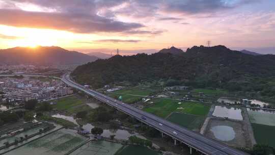 高速公路风景视频