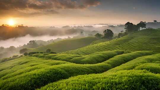 高山云雾茶园绿茶