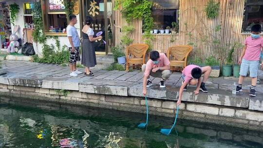 济南百花洲景区，烟火气的旅游景点