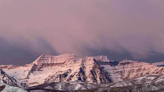 Hills，Frozen，犹他州，温特