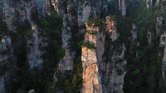 张家界武陵源天子山峰林视频素材模板下载