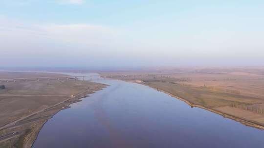 银川北上的黄河