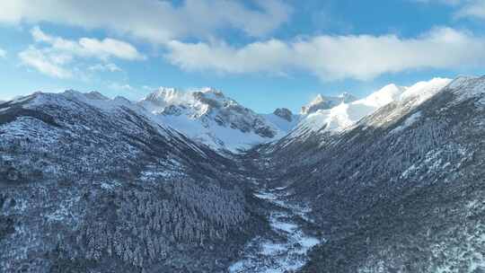 雪山航拍素材