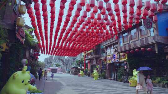 游乐场娱乐活动场景