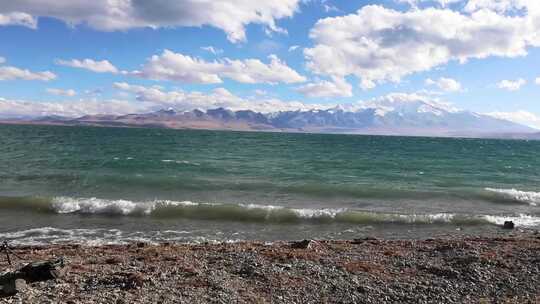西藏高原湖泊圣湖玛旁雍错