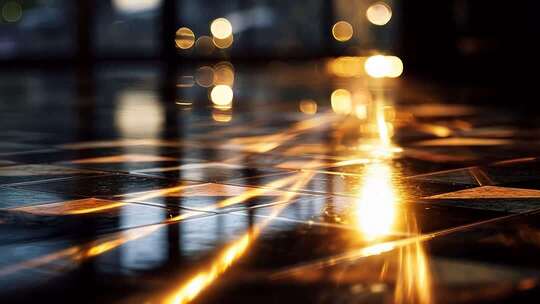 地面光斑光影效果素材