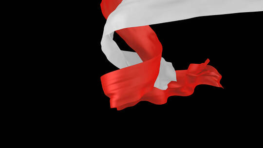 4k丝绸带交替运动视频素材(5)