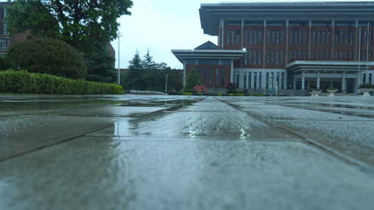 雨后地面