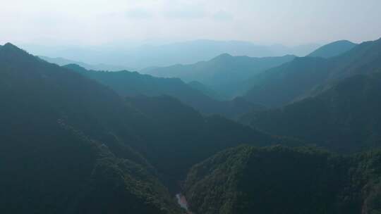 江西抚州马头山原始森林公园延时航拍