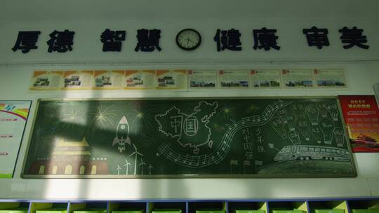 黑板，少年强，中国视频素材模板下载