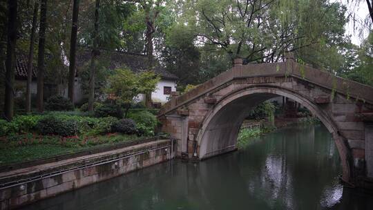 浙江湖州南浔古镇江南水乡风景视频素材模板下载