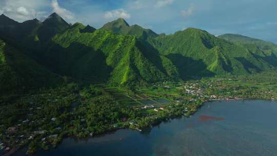 Teahupoo Tahiti无人机查看