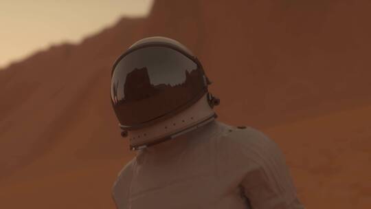 火星上的宇航员