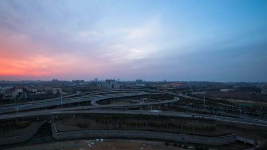 全南京超清风光延时超清素材南站绕城机位