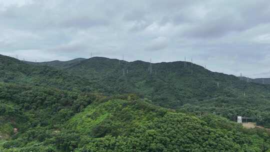 广东深圳阳台山公园航拍