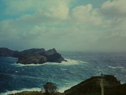 海浪，海，崎岖，海岸