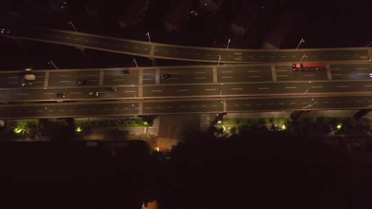 合集  上海夜景高架桥快速路