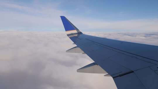 飞机窗外 机舱窗外视频素材模板下载