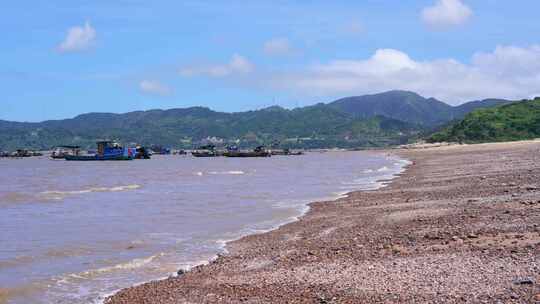 福建霞浦海边石滩海浪