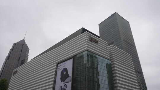上海浦东写字楼风光视频素材模板下载