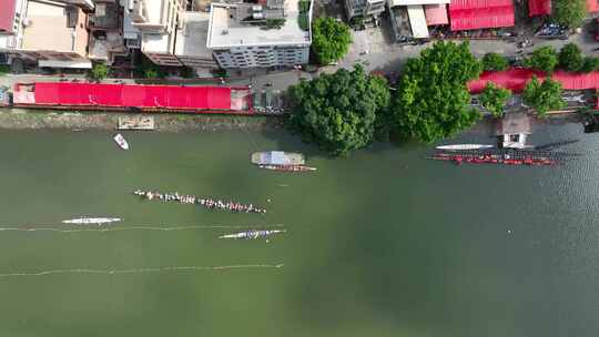 中国广东省佛山市南海区东秀聚龙赛龙舟