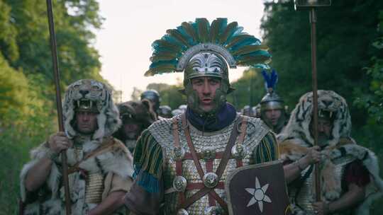 行军，步行行军，盾牌，罗马帝国