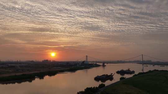 中国广东省广州市海鸥岛南沙大桥