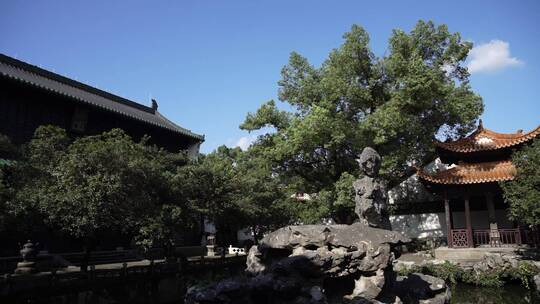 杭州西湖景区文澜阁风景