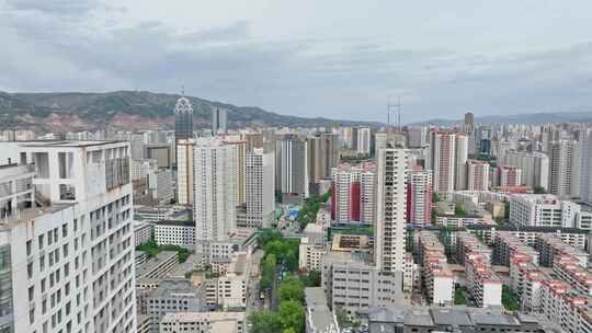 西宁城市地一大道地下商业街航拍