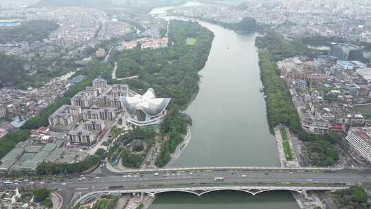 航拍广西桂林风光桂林旅游