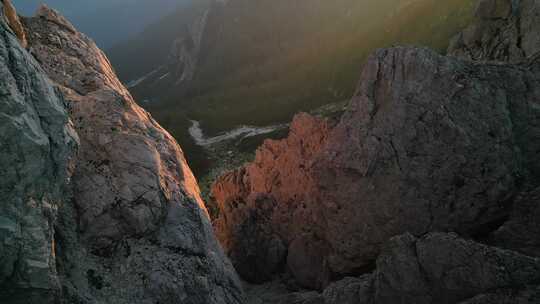 白云石，山脉，阿尔卑斯山，山峰