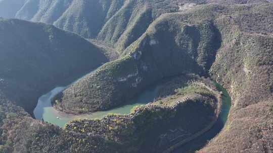 湖北襄阳南漳春秋寨古城遗址风景