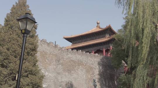 北京紫禁城游玩故宫博物院旅行4K实拍