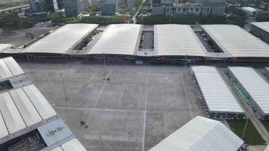 上海新国际博览中心4K航拍