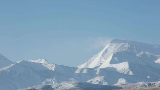 C玛旁雍错雪山4K延时摄影