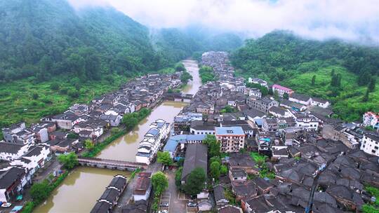 雨后瑶里古镇宛如仙境