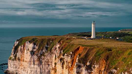 Etretat，诺曼底，海岸，海