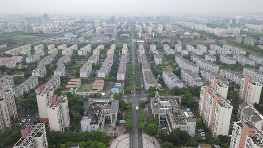 上海浦江镇江月路景舒苑 小区全景4K航拍