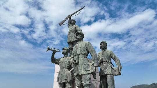 红花岭公园落羽杉 龙岗人民革命烈士纪念碑