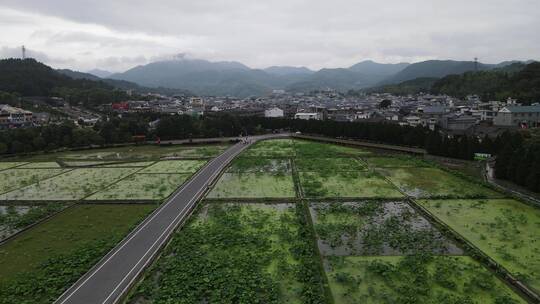 福建古田会议旧址5A景区航拍