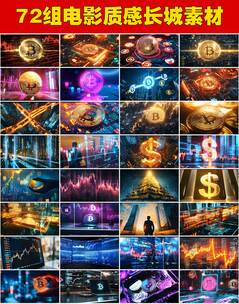 比特币区块链投资金融科技商业未来数字经济高清在线视频素材下载