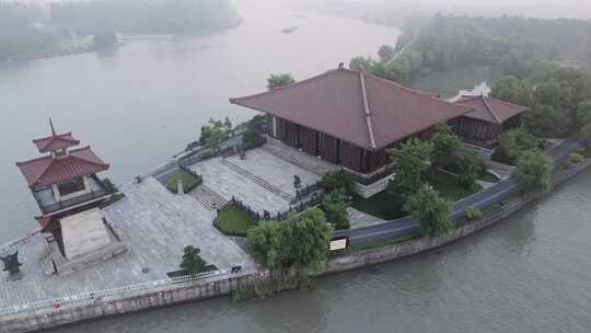 上海历史文化古建筑浦江之首视频素材模板下载