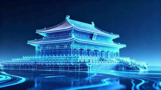 科技风布达拉宫景观