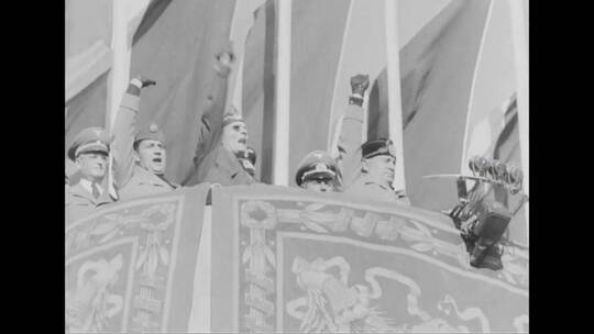 1938年罗马民族主义仪式视频素材模板下载