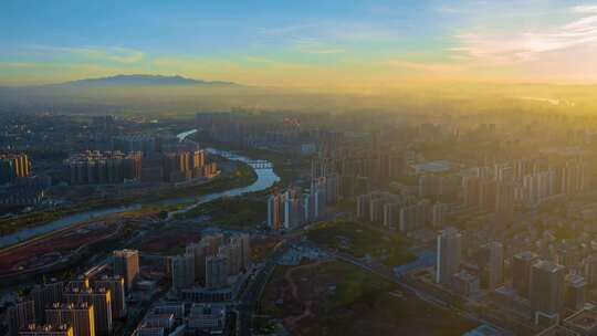 衡阳高新区城市风光延时