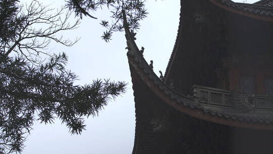 诗画江南 灵隐寺 园林建筑 庭院 禅 东方