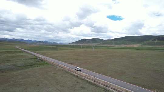 自驾西藏 无人公路航拍